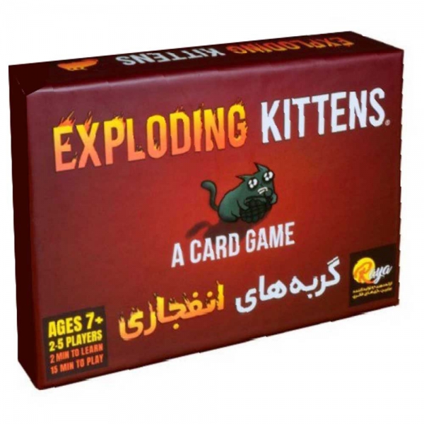 بازی کارتی آکو گیم مدل گربه های انفجاری